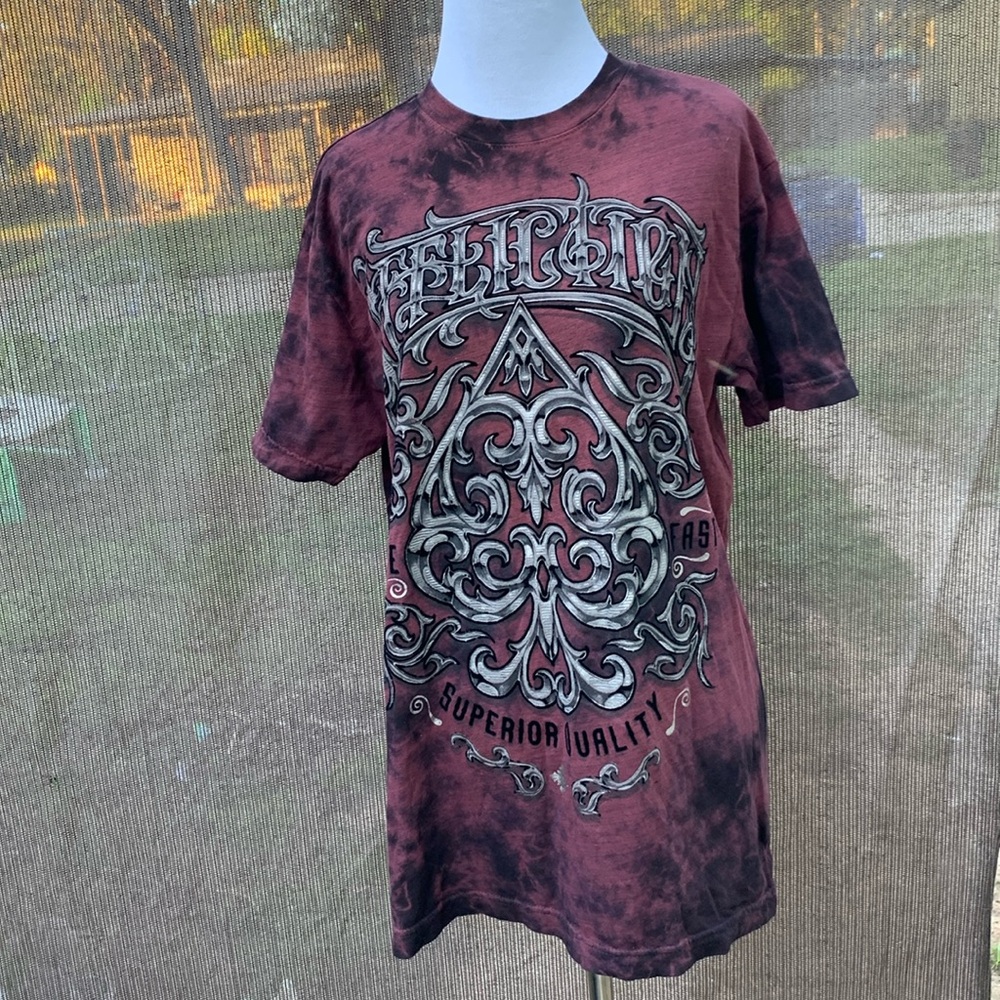 NWT Affliction Feint Illusions S/S Tee